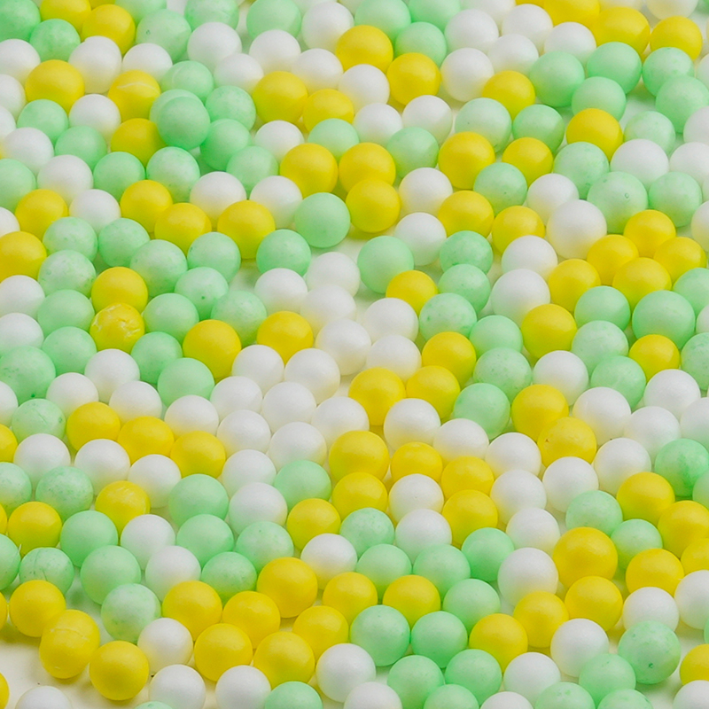 Palline decorative in schiuma di rafia