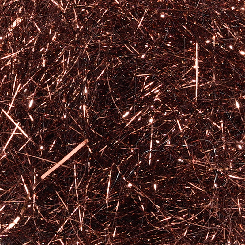 Seta di riempimento decorativa in PET brillante