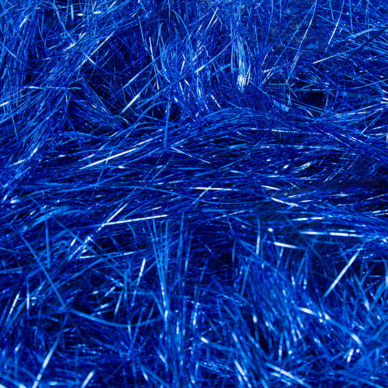 Seta di riempimento decorativa in PET brillante