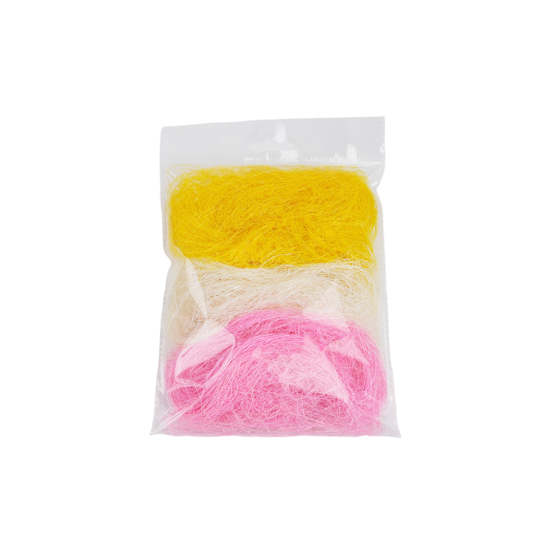 Miscela di iuta multicolore – mix tricolore a tema natalizio