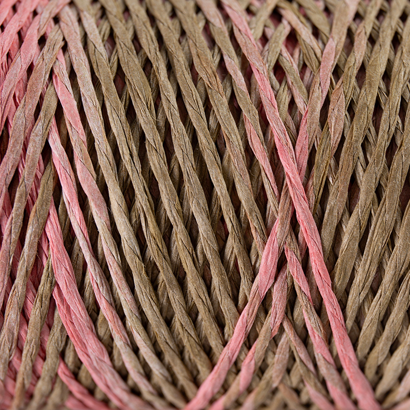 Filato fantasia in raffia e carta