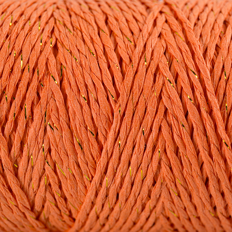 Filato fantasia in raffia e carta