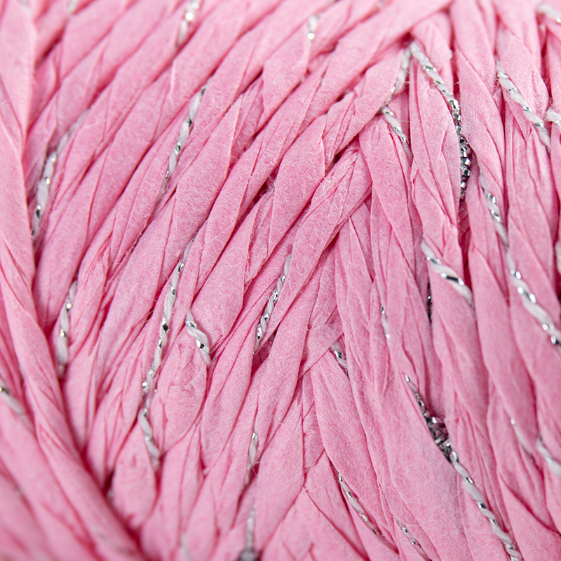 Filato fantasia in raffia e carta