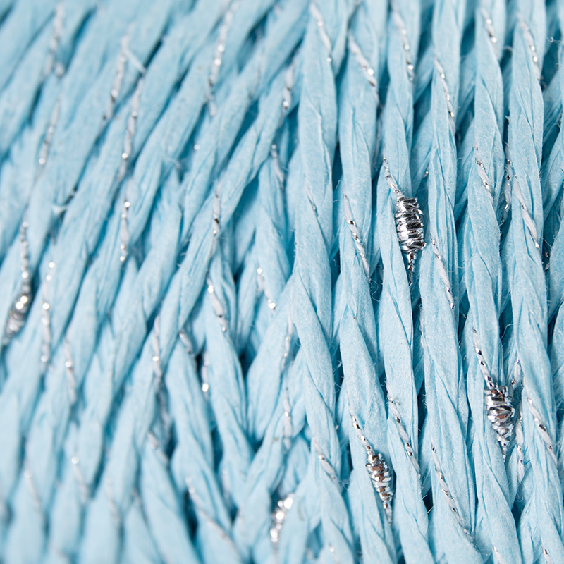 Filato fantasia in raffia e carta