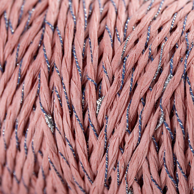 Filato fantasia in raffia e carta